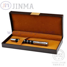 La plus populaire boîte de cadeau avec stylo Super cuivre Jms3027D